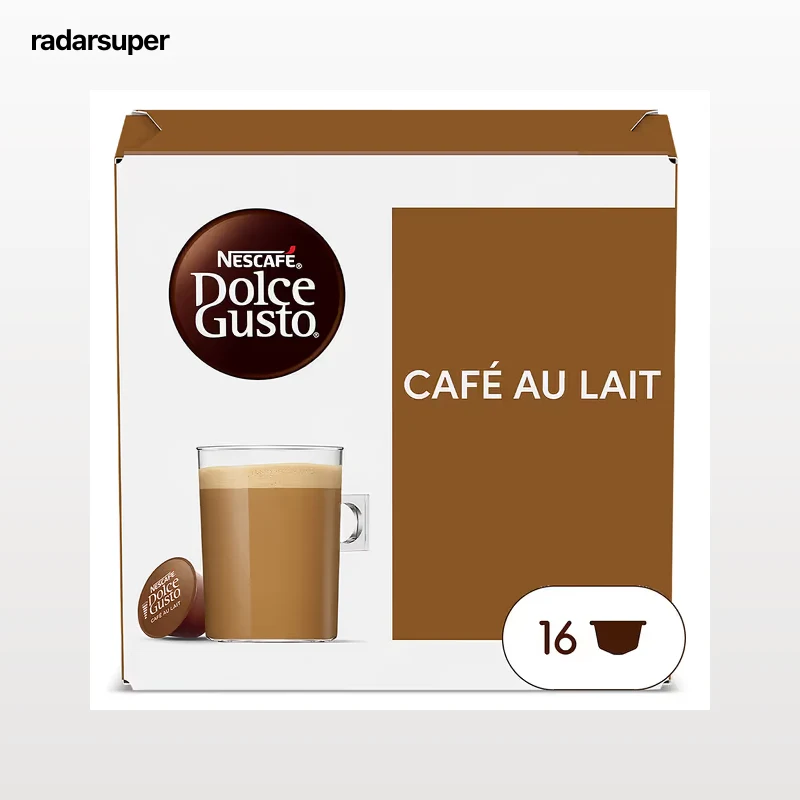 Cápsulas de cafe con leche Dolce Gusto 16 unidades