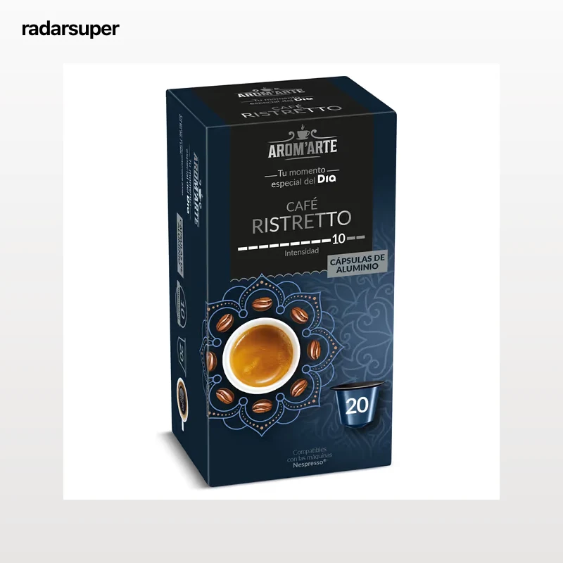 Cápsulas de café ristretto Dia Arom'arte 20 unidades