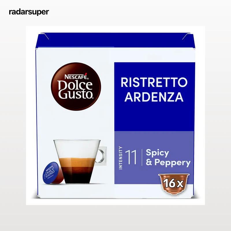 Cápsulas de café ristretto Dolce Gusto 16 unidades