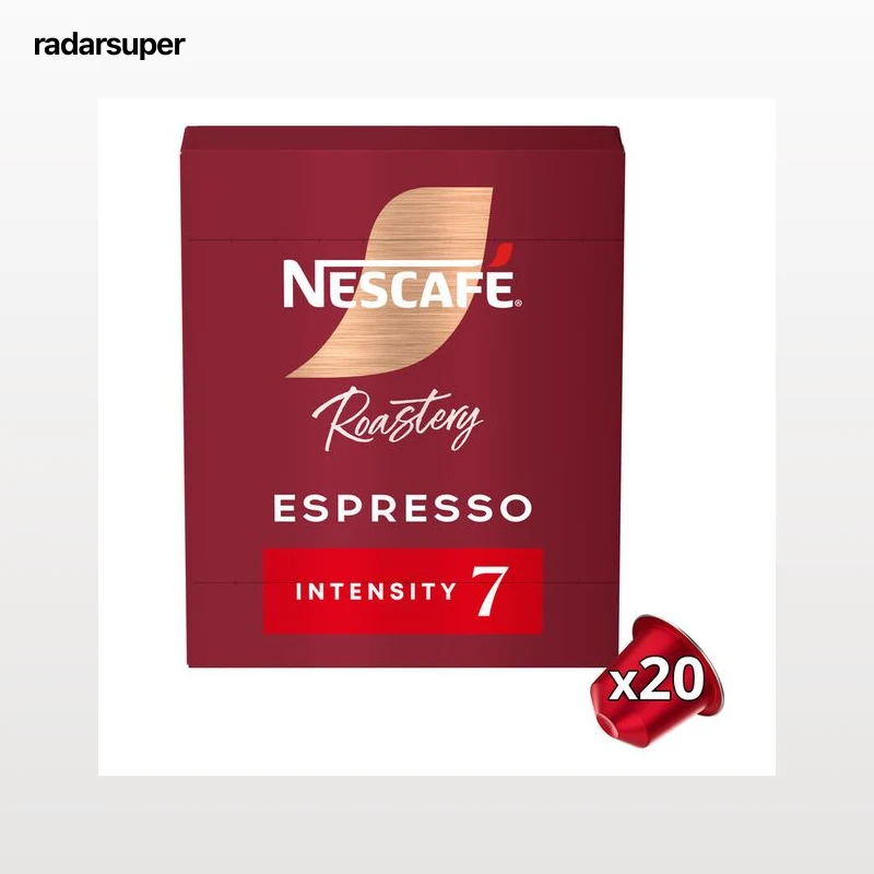 Cápsulas de café roastery medium roast Int. 7 maquinas Nespresso Nescafé 20 cápsulas