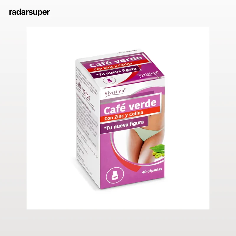 Cápsulas de café verde con zinc y colina Vivisima+ 40 unidades
