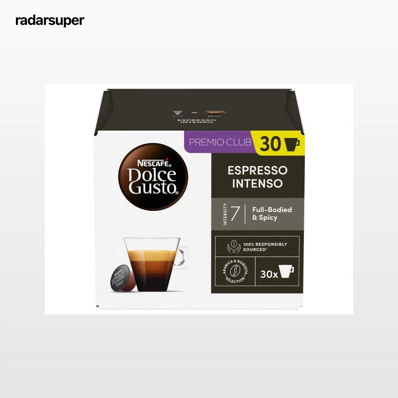CÁPSULAS DOLCE GUSTO CAFÉ ESPRESSO INTENSIDADE 7 30UN