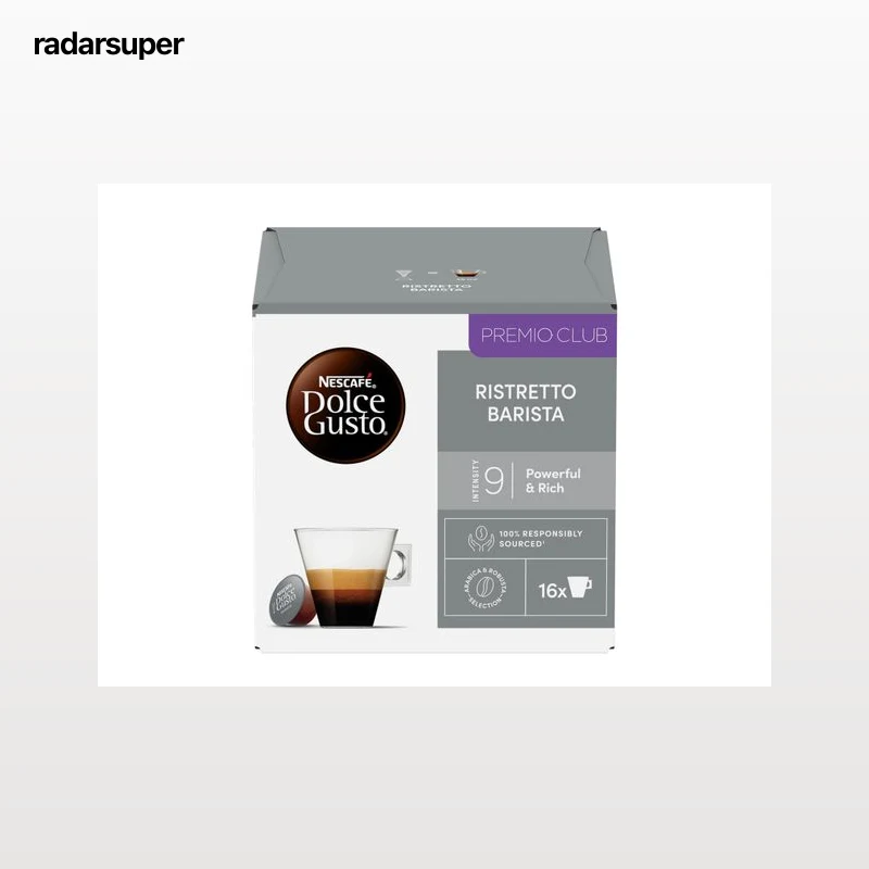 CÁPSULAS DOLCE GUSTO CAFÉ RISTRETTO BARISTA 16UN