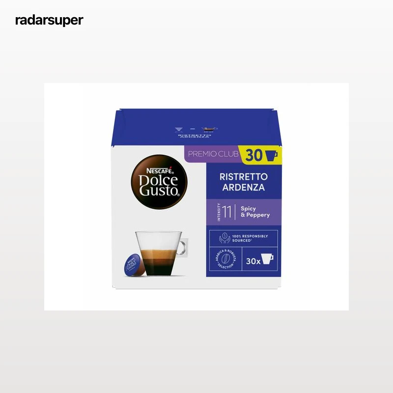 CÁPSULAS DOLCE GUSTO CAFÉ RISTRETTO E ARDENZA 30UN