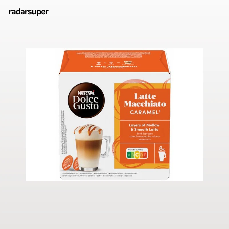 CÁPSULAS DOLCE GUSTO CARAMEL LATEE MACCHIATTO 8UN