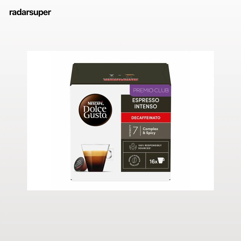 CÁPSULAS DOLCE GUSTO ESPRESSO INTENSO DESCAF 16 UN