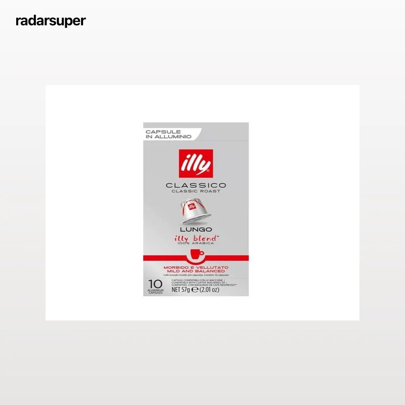 CÁPSULAS ILLY COMPATÍVEL NESPRESSO CAFÉ LUNGO 10UN