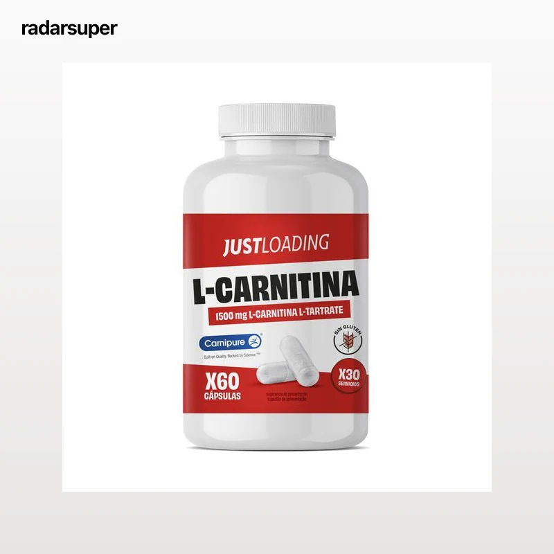 Cápsulas de L-carnitina 1500mg Just Loading 60uds