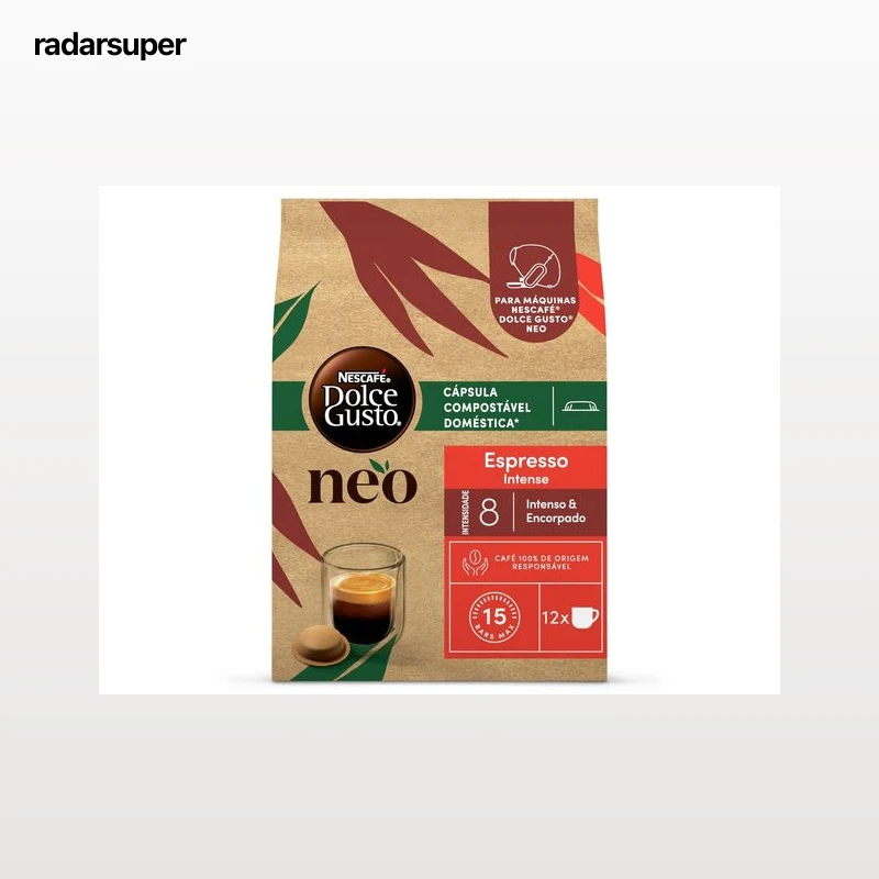CÁPSULAS SISTEMA NEO DOLCE GUSTO ESPRESSO INTENSO 12 CAPS