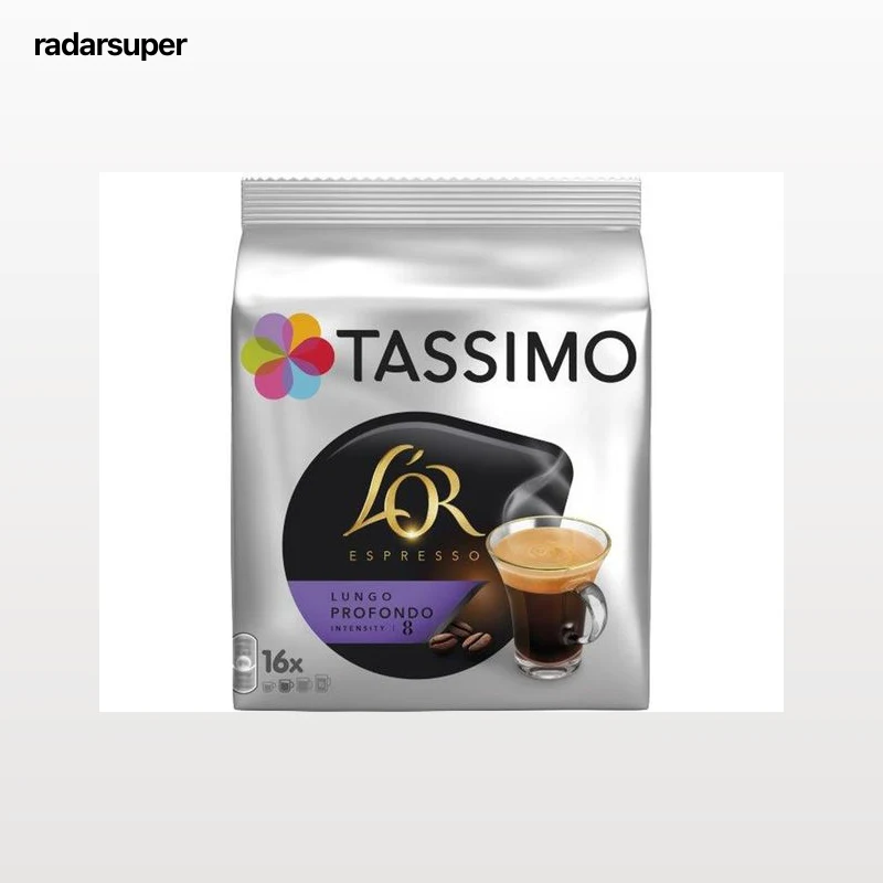 CÁPSULAS TASSIMO L'OR CAFÉ LUNGO PROFUNDO 16UN