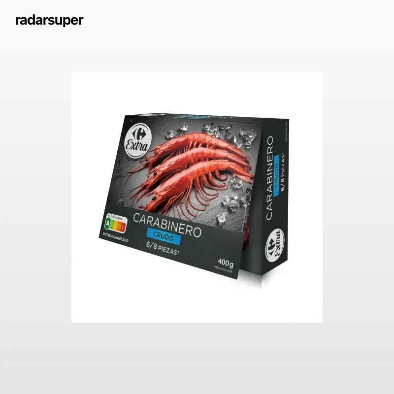 Carabinero crudo congelado Carrefour Extra 400 g