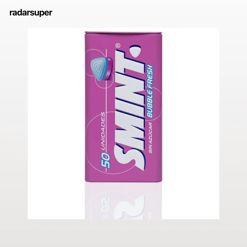 Caramelo bubble sin azúcar lata Smint 35g 50uds