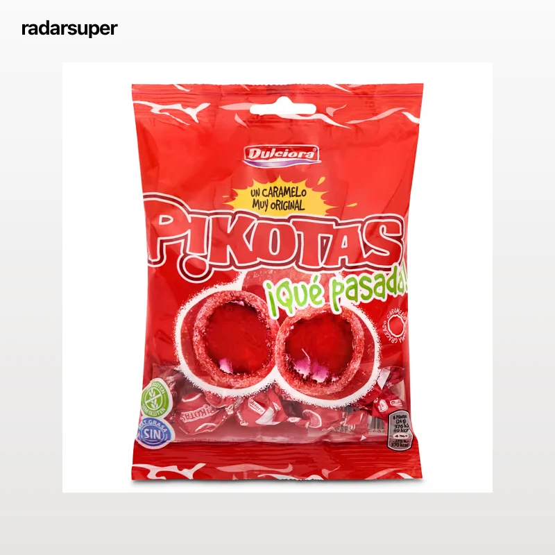 Caramelo de goma relleno sabor cereza Dulciora Pikotas 100 g