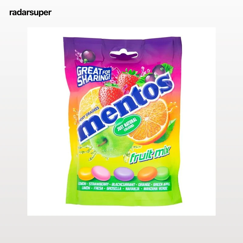 Caramelo Mentos bolsa 160g fruit mix