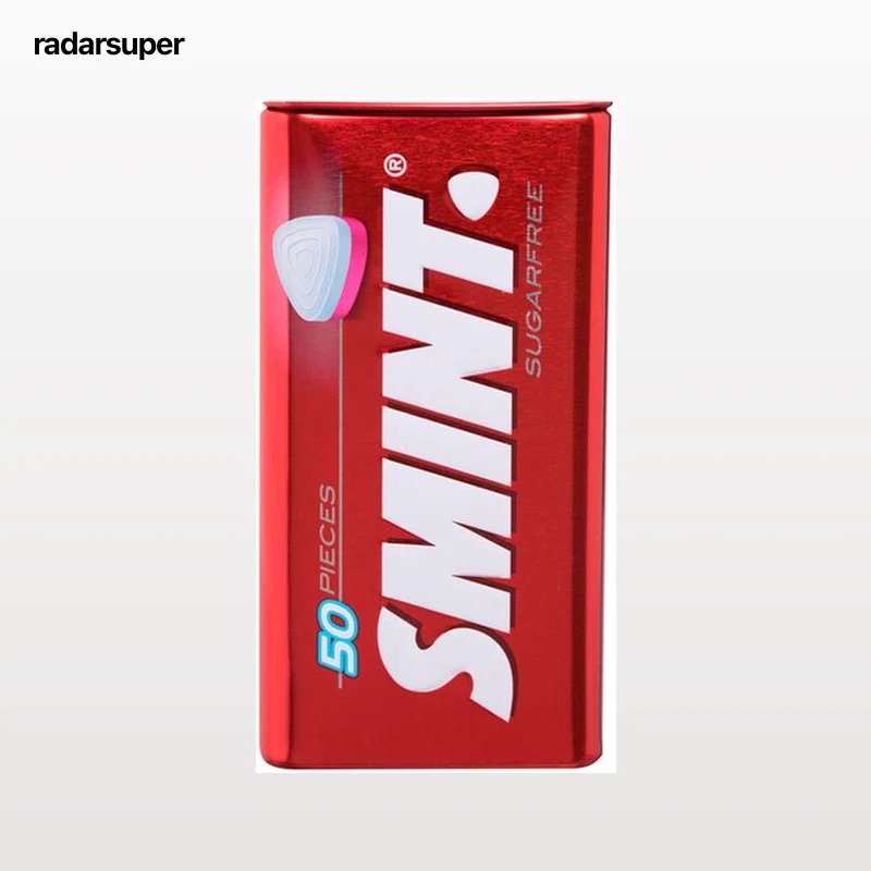Caramelo Smint sin azúcar lata 35g 50u fresa
