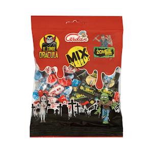 Surtido de caramelos Mix El Conde Drácula y Zombie Lokopop Cerdán