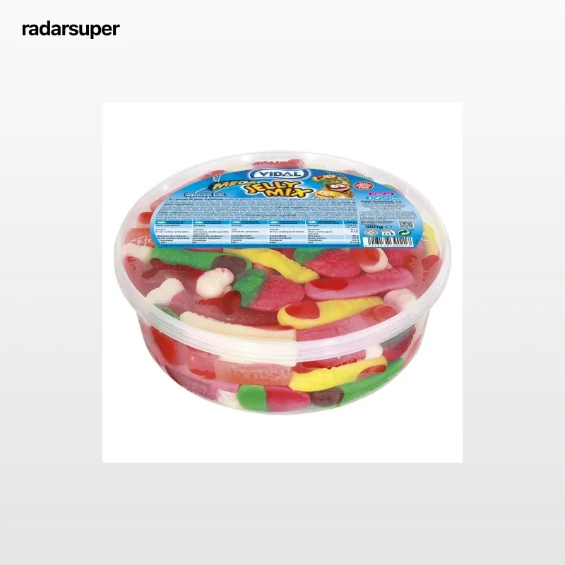 Caramelos de goma Mega Jelly Mix Vidal sin gluten 400 g.