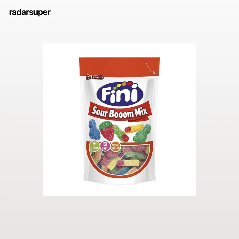 Caramelos de goma Sour Boom Mix Fini sin gluten 165 g.