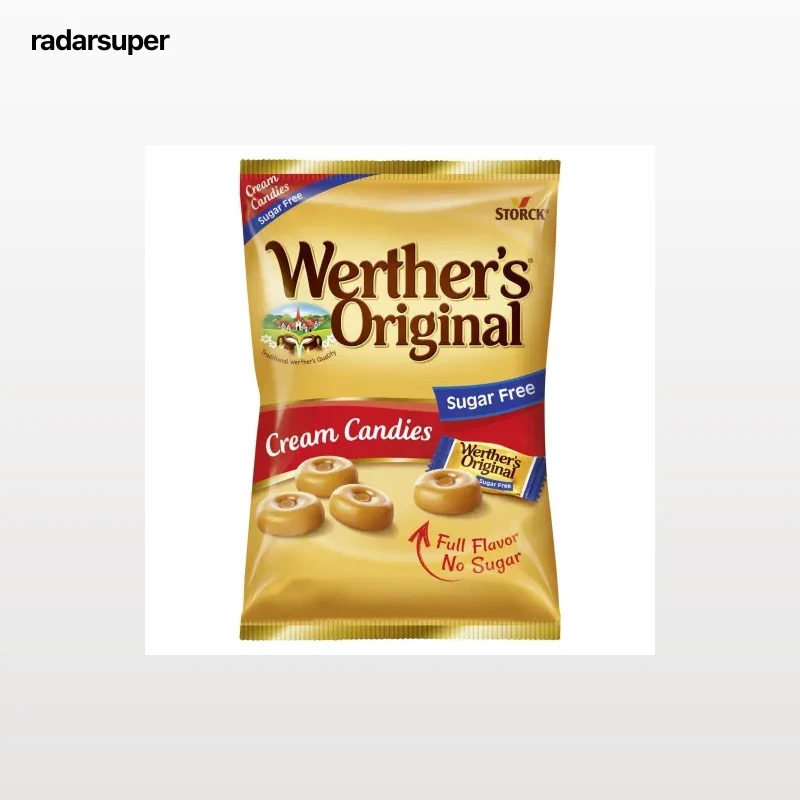 Caramelos de nata sin azúcar Werther's Original 90 g.