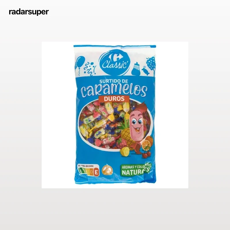 Caramelos de sabores Carrefour Classic 1 kg.