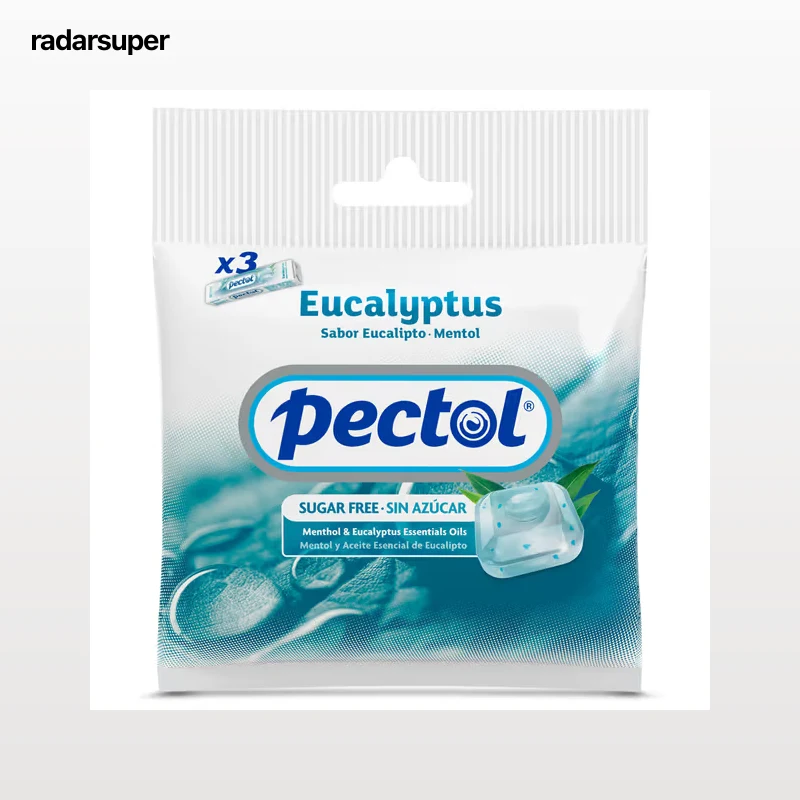 Caramelos de eucalipto y mentol sin azúcar Pectol 93 g