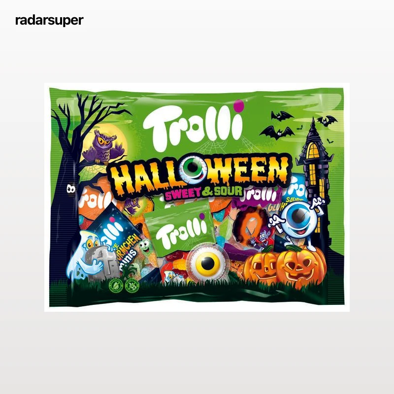Caramelos Halloween goma agridulce Trolli 360g