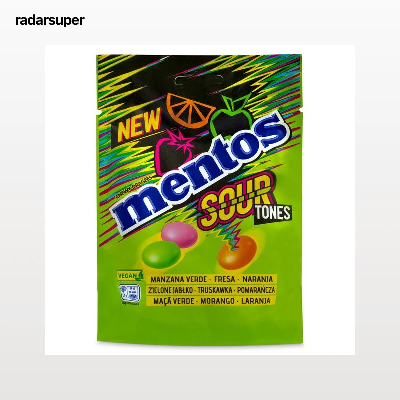 Caramelos masticables sour tones Mentos 140 g