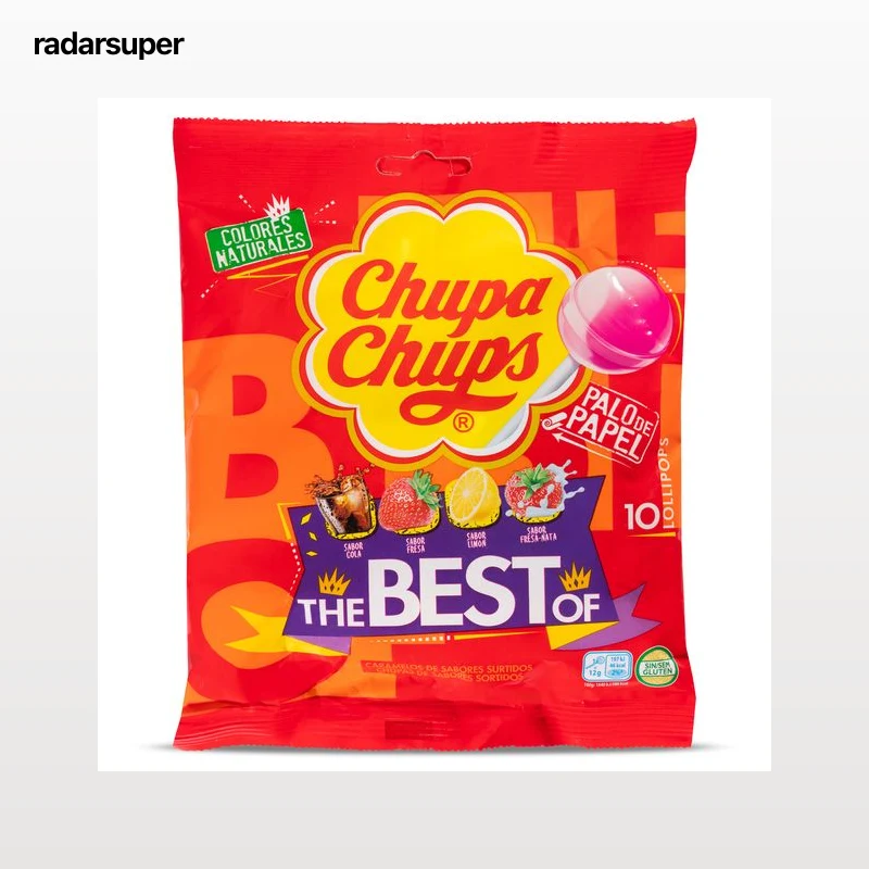 Caramelos con palo Chupa Chups 120 gr