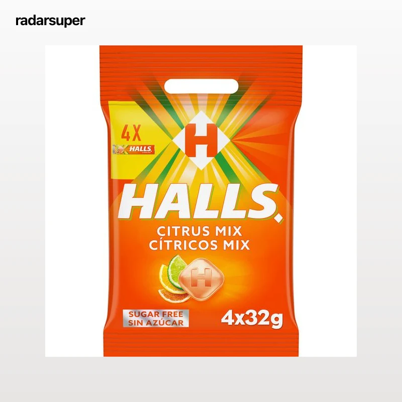 Caramelos sin azúcar añadido Halls p4 vita-c