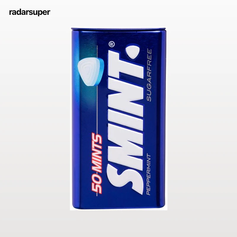 Caramelos Smint sin azúcar lata 35g 50u peppermint