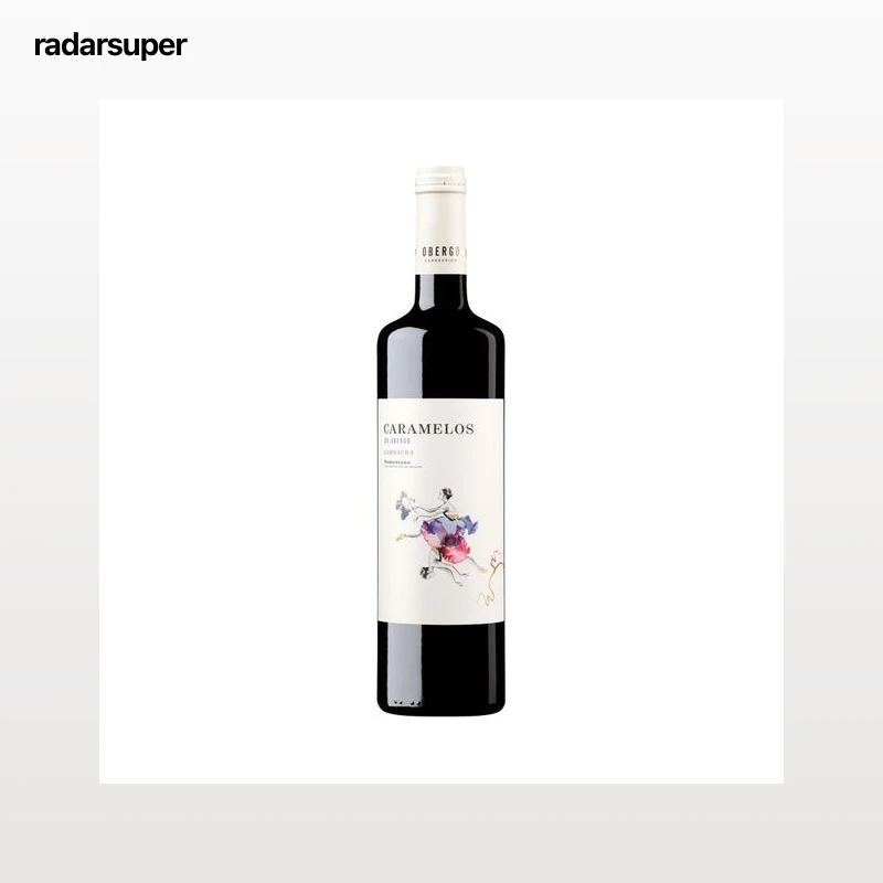 CARAMELOS  Vino tinto con D.O. Somontano CARAMELOS de Obergo botella de 75 cl.
