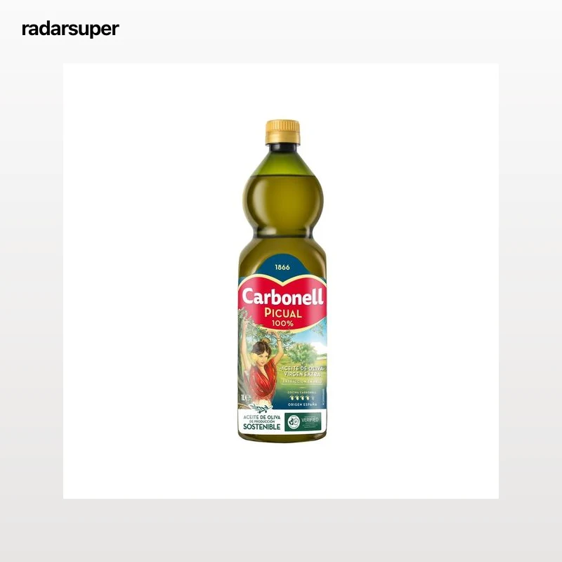 CARBONELL Aceite de oliva virgen extra 100% Picual botella de 1 l.