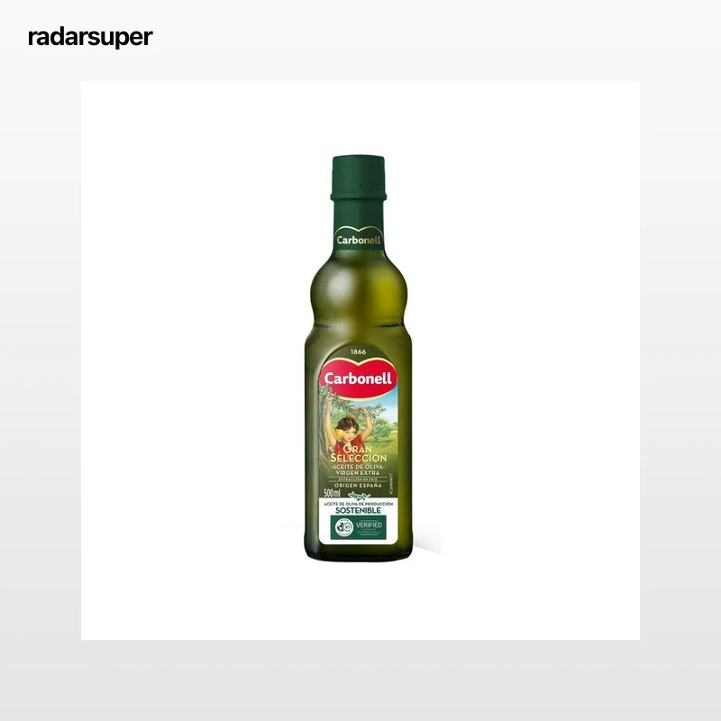 CARBONELL Gran Selección  Aceite de oliva virgen extra botella 500 ml.