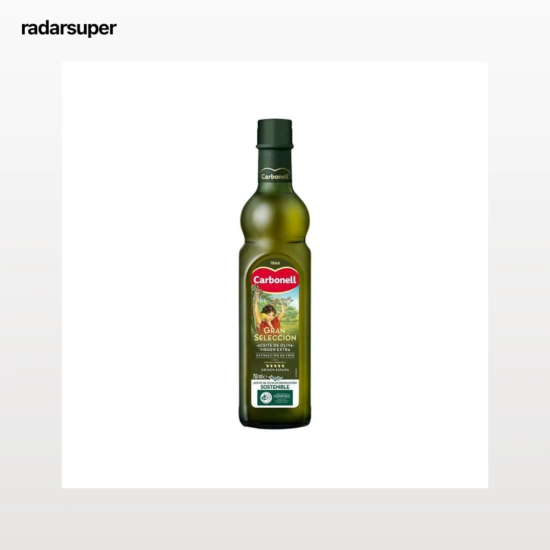 CARBONELL Gran Selección  Aceite de oliva virgen extra botella de cristal de 750 ml.