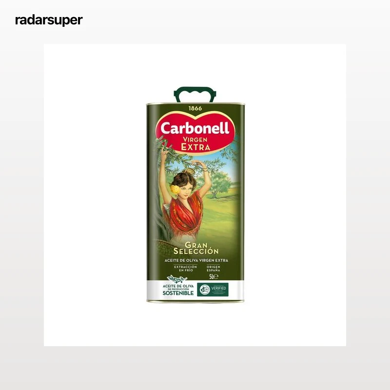 CARBONELL GRAN SELECCION  Aceite de oliva virgen extra lata de 5 l.