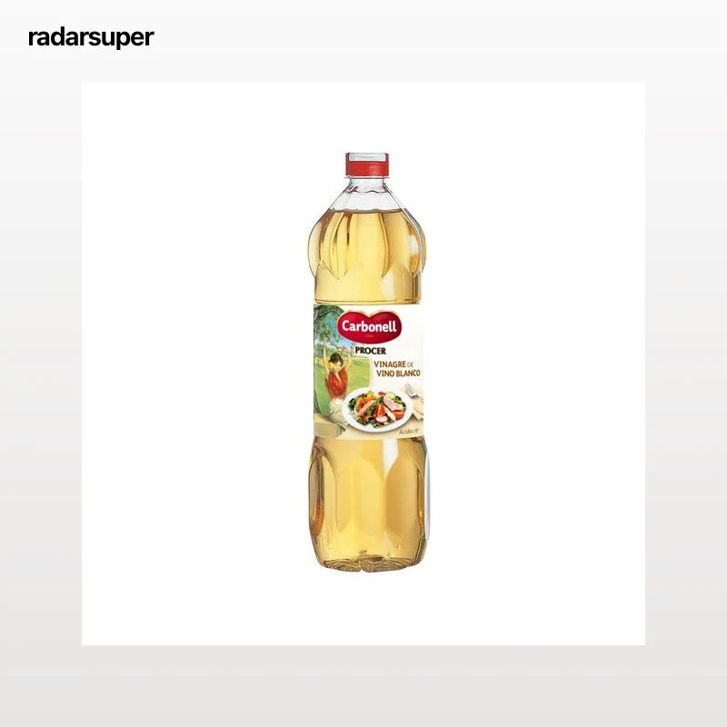 CARBONELL Vinagre de vino blanco botella de 1 l.