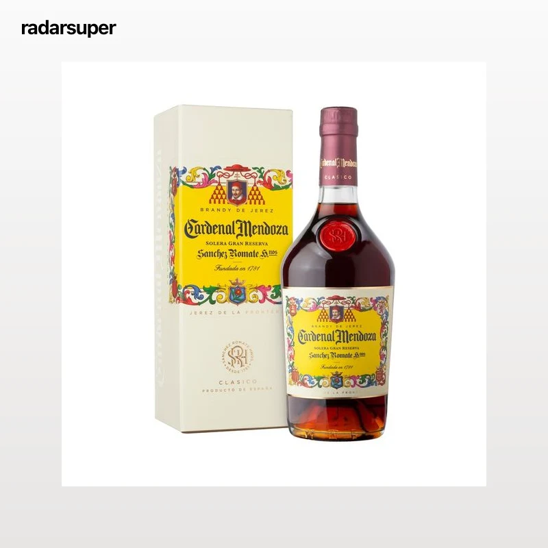 CARDENAL MENDOZA Brandy solera gran reserva elaborado en Jerez de la Frontera CARDENAL MENDOZA botella de 70 cl.