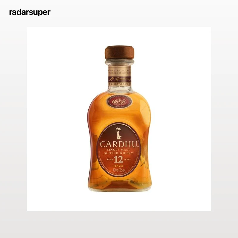 CARDHU Whisky single malt escocés 12 años botella 70 cl.