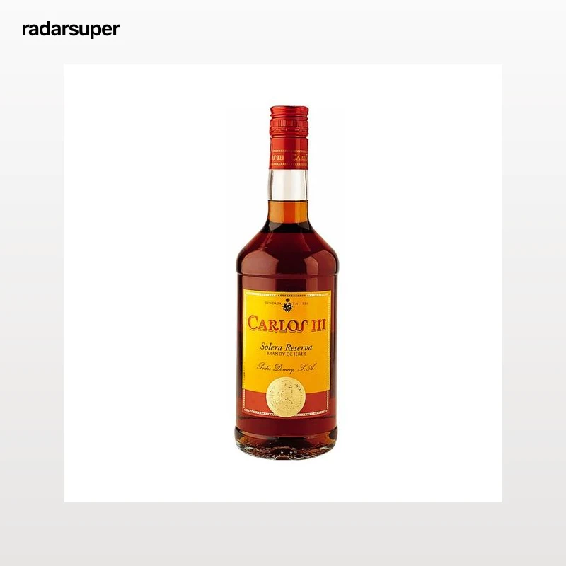 CARLOS III Brandy solera reserva CARLOS III botella de 70 cl.