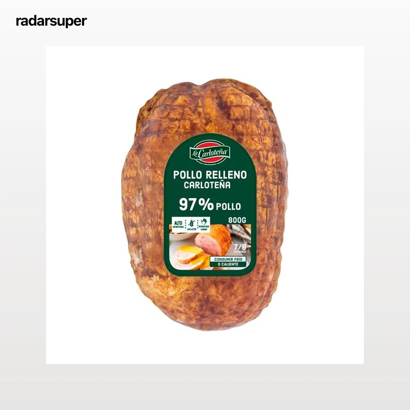 LA CARLOTEÑA Pollo asado, deshuesado y relleno 800 g.