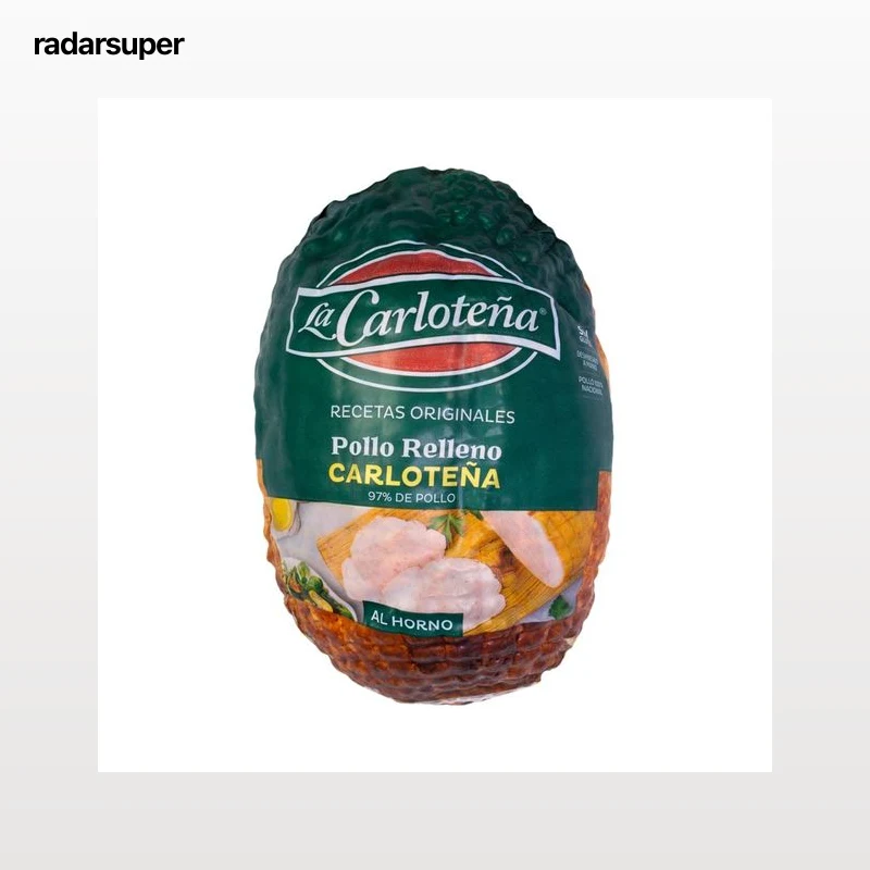 LA CARLOTEÑA Pollo al horno relleno. - Loncha normal 2 a 3 mm