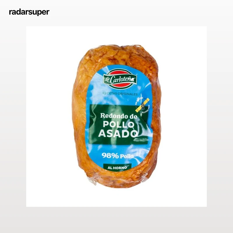 LA CARLOTEÑA Redondo de pollo asado al horno y envasado al vacio LA CARLOTEÑA 340 g.