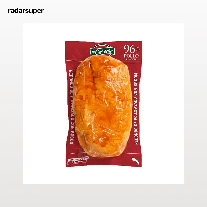 LA CARLOTEÑA Redondo de pollo asado y relleno con bacon - 320g.
