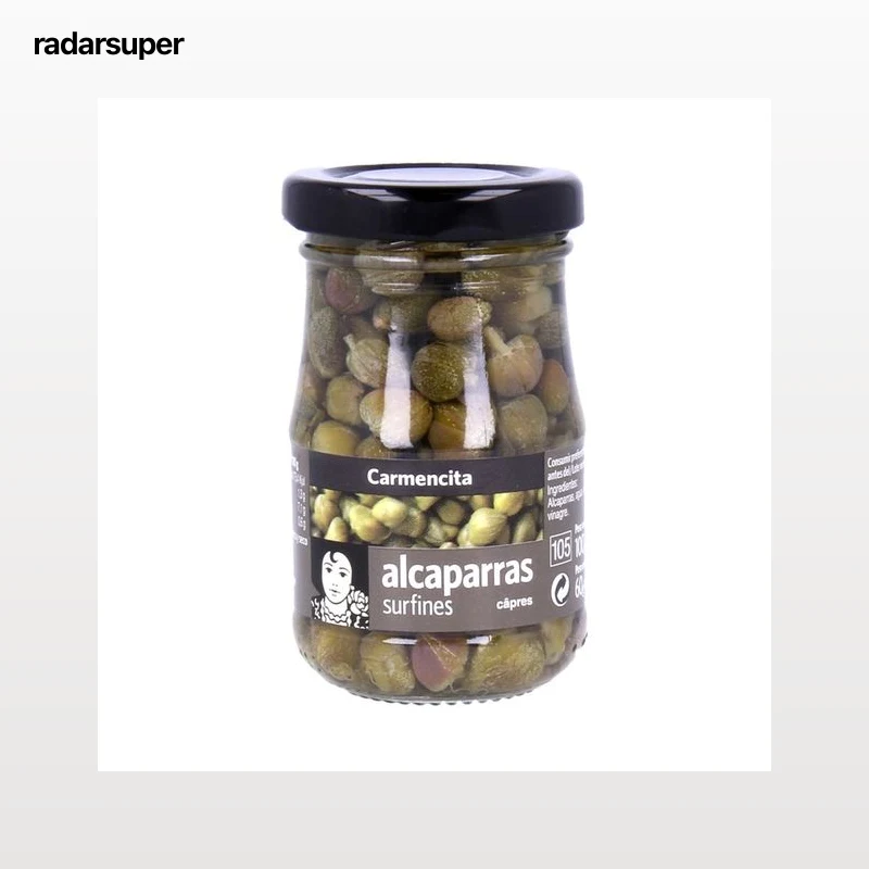 CARMENCITA Alcaparras en salmuera frasco de 60 g.