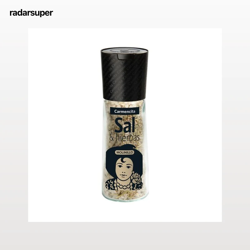 CARMENCITA Sal marina con hierbas en molinillo 60 g.
