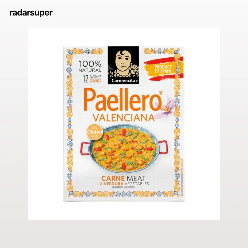 CARMENCITA Sazonador para paella valenciana caja de 12 g.