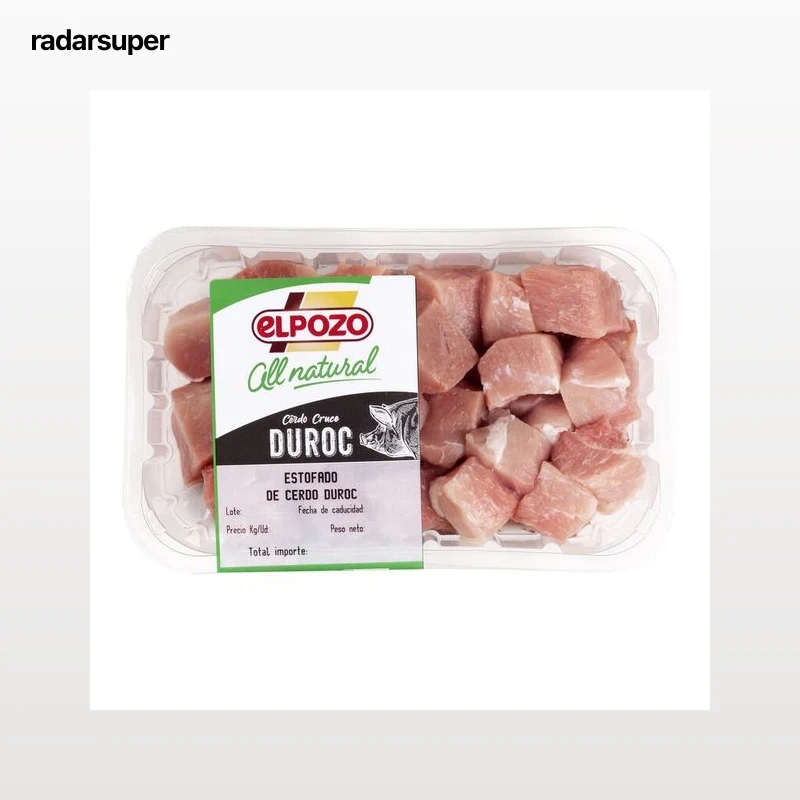 Carne de cerdo duroc para estofado All natural ElPozo 500g aprox