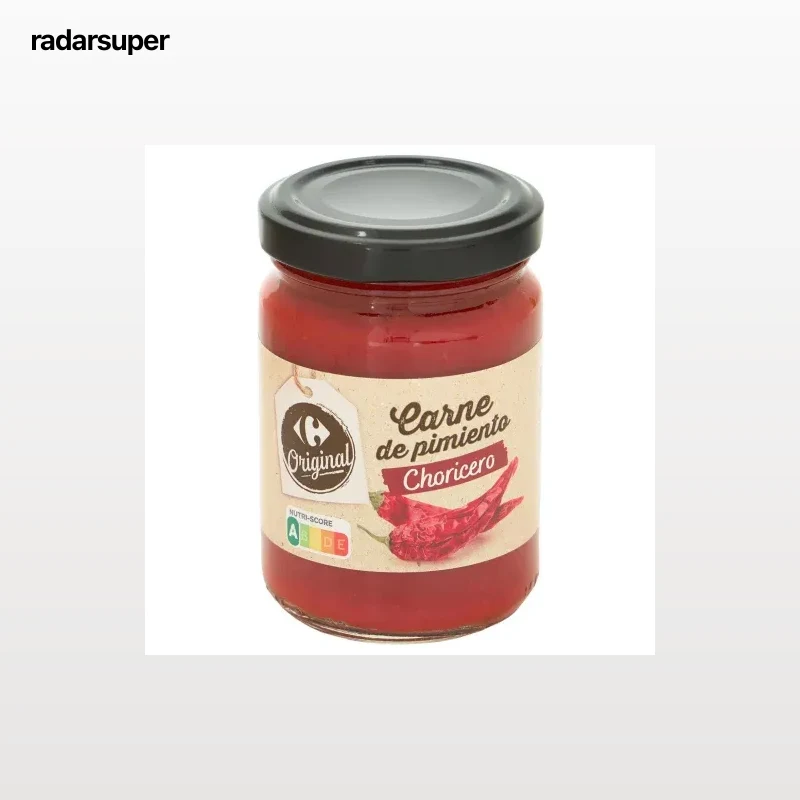 Carne de pimiento choricero Carrefour Original tarro 140 g.