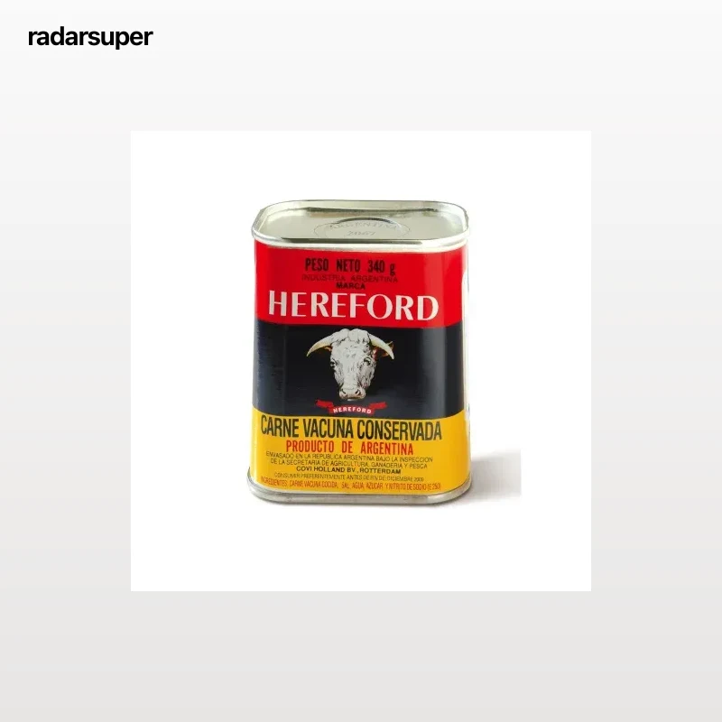 Carne de vacuno Hereford 340 g.