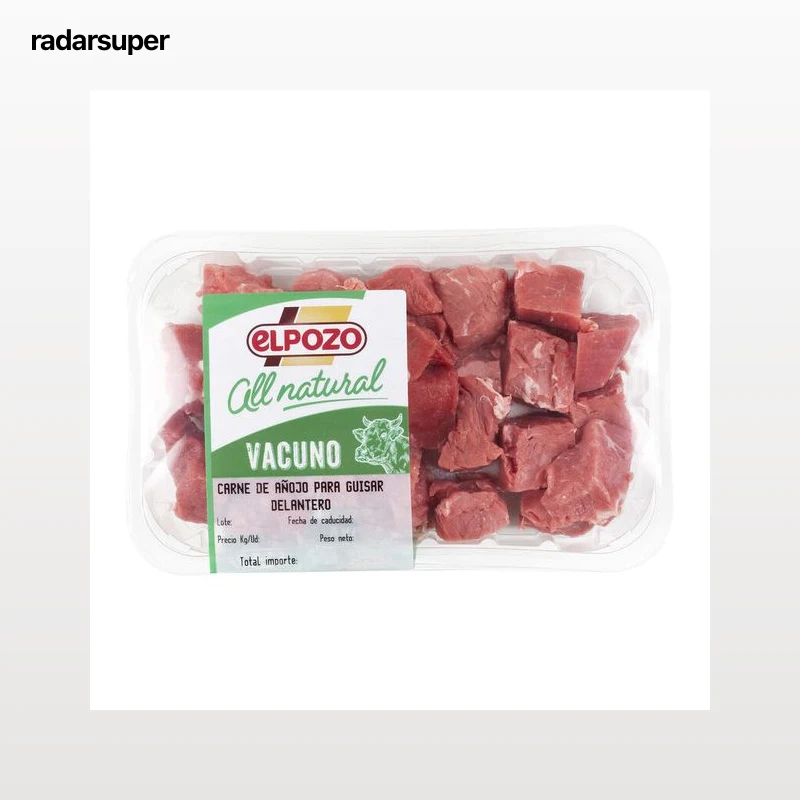 Carne para guisar de añojo All Natural ElPozo 600g aproximadamente